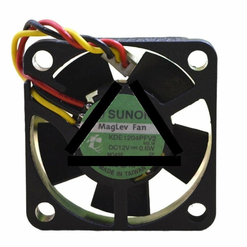 Sunon KDE1204PFV2 MS.M DC 12V 0.6W 3 Wires Axial Cooling Fan