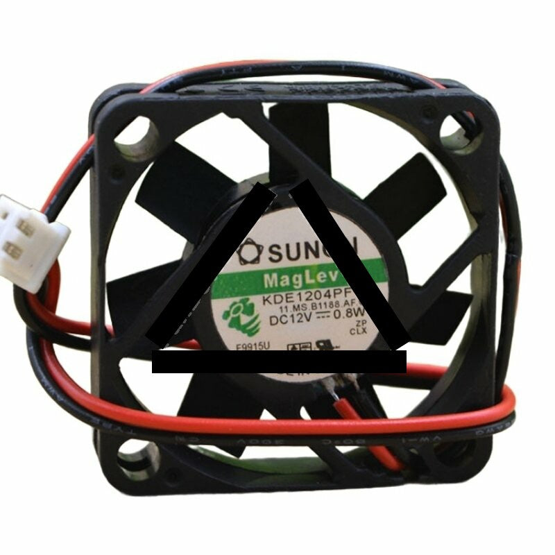 Sunon KDE1204PFV3 DC 12V 0.8W 2 Wires / 3 Wires Axial Cooling Fan