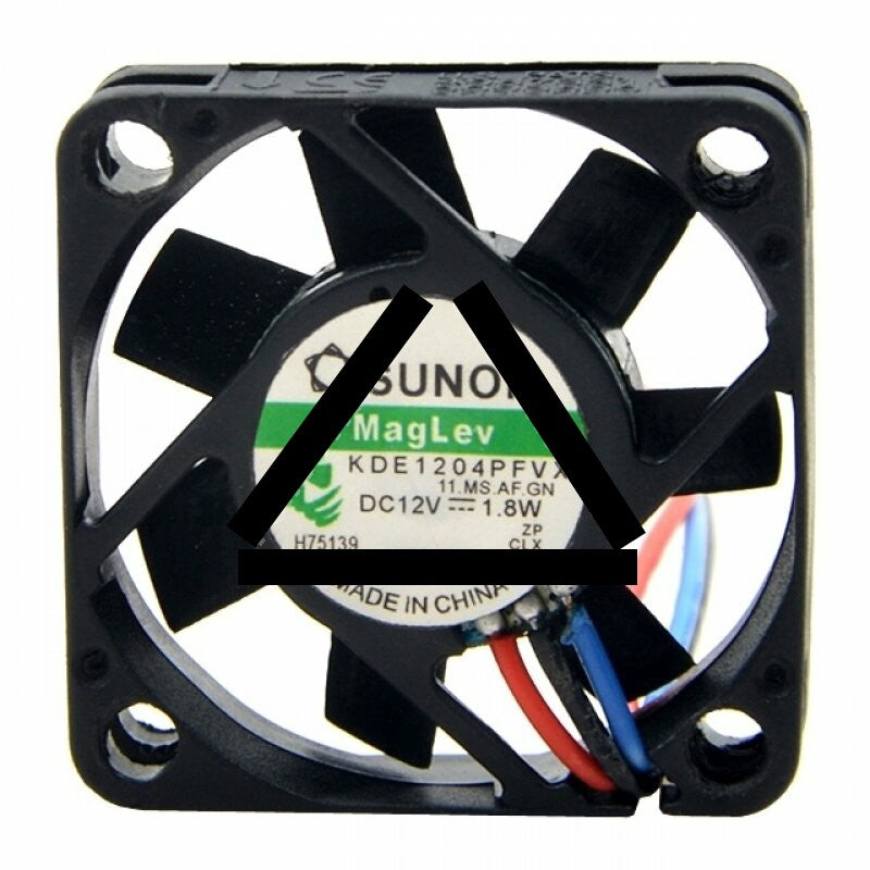 Sunon KDE1204PFVX DC 12V 1.8W 2 Wires / 3 Wires Axial Cooling Fan