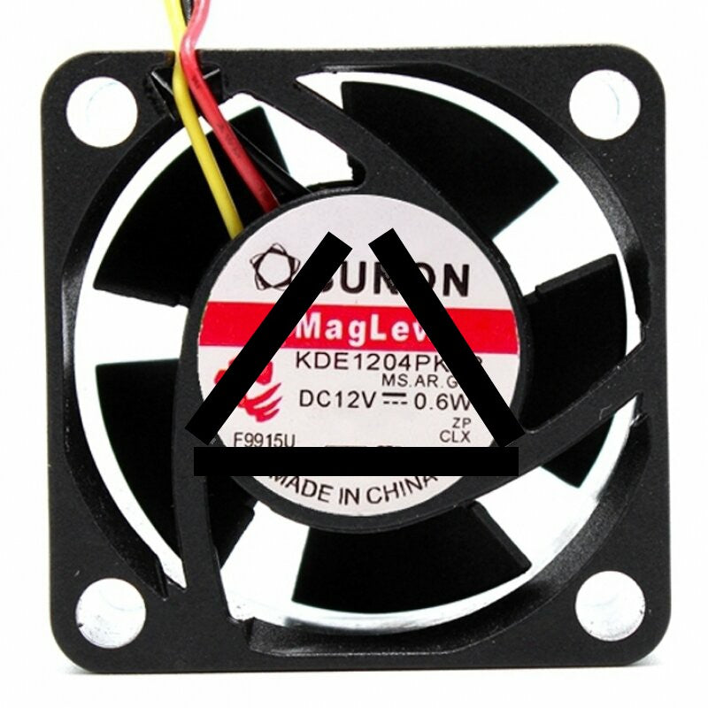 Sunon KDE1204PKV2 DC 12V 0.6W 2 Wires / 3 Wires Axial Cooling Fan