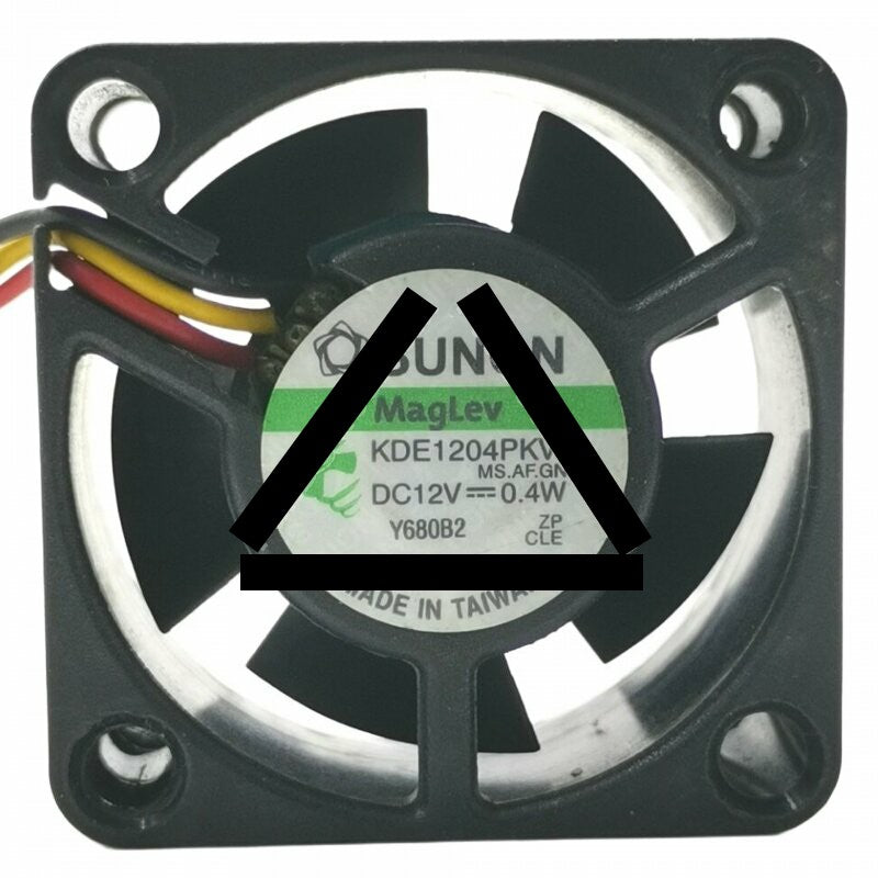 Sunon KDE1204PKV3 DC 12V 0.4W 2 Wires / 3 Wires / 4 Wires Axial Cooling Fan
