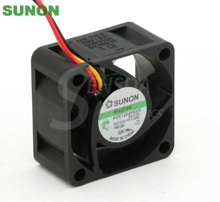 SUNON KDE1204PKVX 40 4cm 40mm 12V 1.4W server inverter power supply axial cooling fans