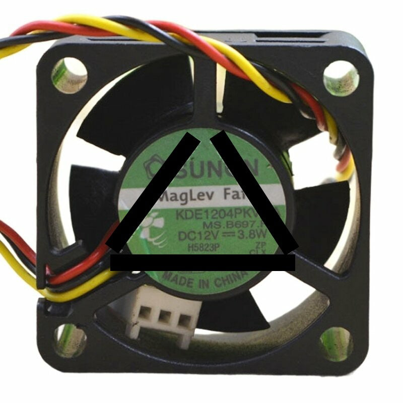 Sunon KDE1204PKVX-A DC 12V 3.8W 2 Wires / 3 Wires Axial Cooling Fan