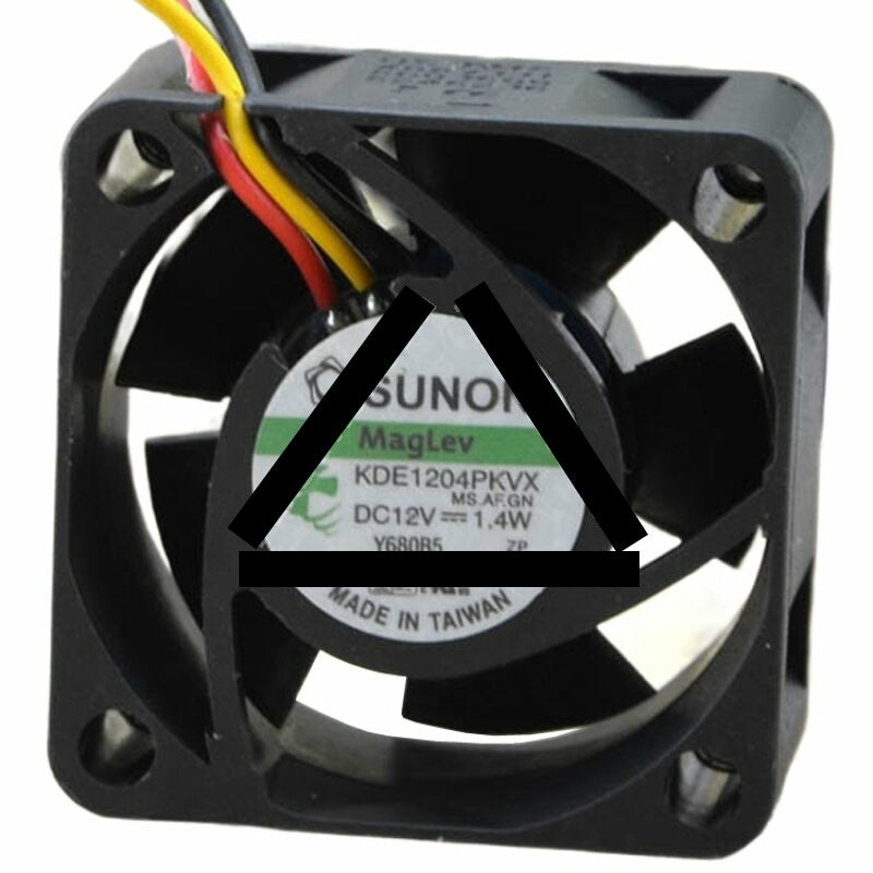 Sunon KDE1204PKVX DC 12V 1.4W 2 Wires / 3 Wires Axial Cooling Fan