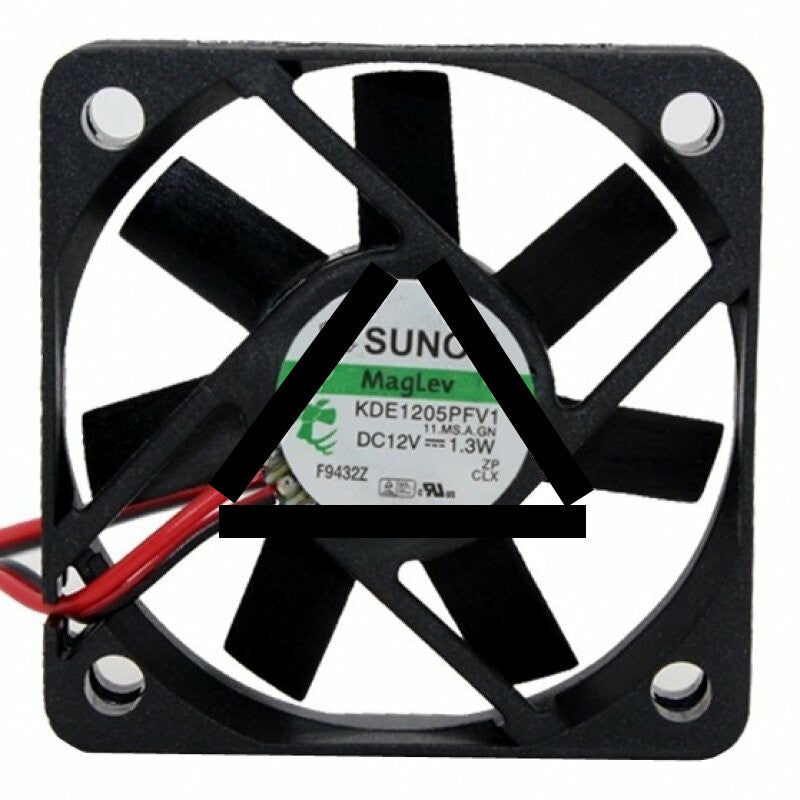 Sunon KDE1205PFV1 DC 12V 1.3W 2 Wires / 3 Wires Axial Cooling Fan