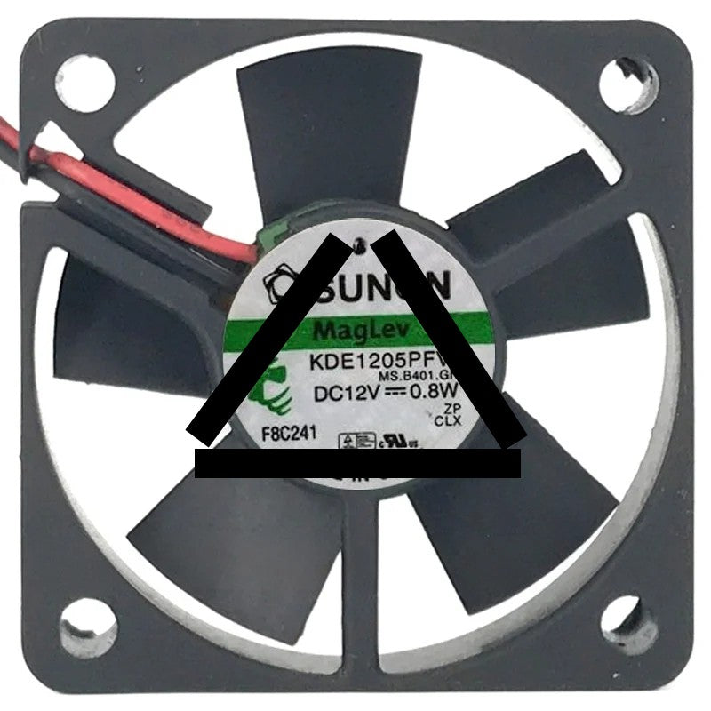 Sunon KDE1205PFV3 DC 12V 0.8W 2 Wires Maglev Axial Cooling Fan