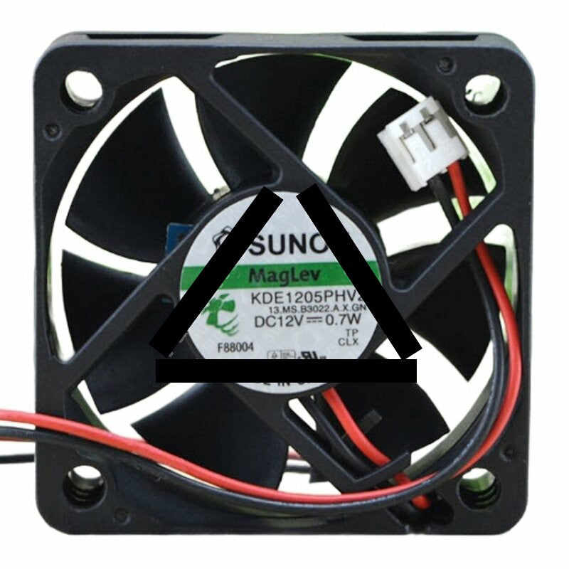Sunon KDE1205PHV2 DC 12V 0.7W 2 Wires Axial Cooling Fan