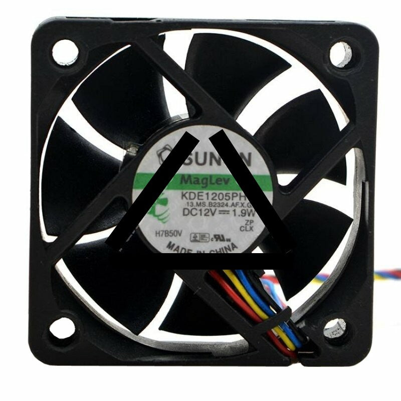 Sunon KDE1205PHVX 13.MS.B2324.AF.X.GN DC 12V 1.9W 2 Wires / 3 Wires / 4 Wires Axial Cooling Fan