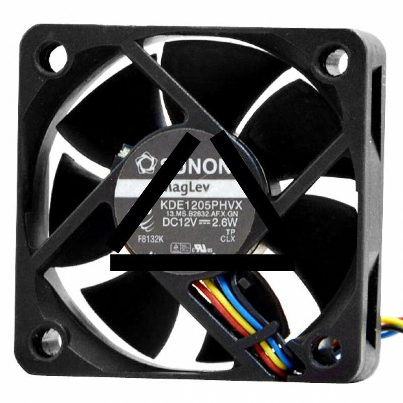 Sunon KDE1205PHVX 13.MS.B2832.AF.X.GN DC 12V 2.6W 2 Wires / 3 Wires / 4 Wires Axial Cooling Fan