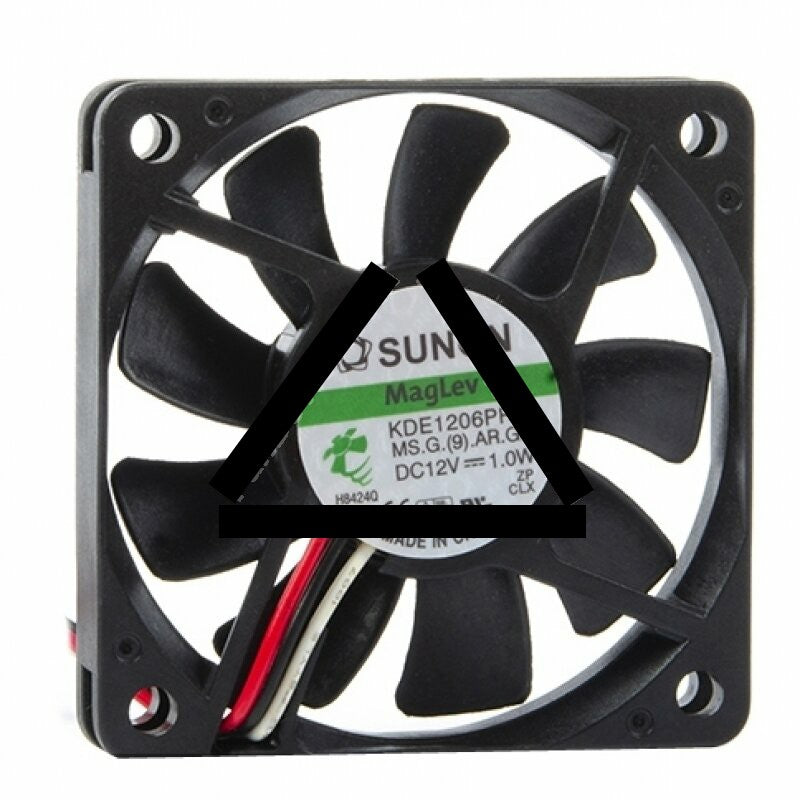 Sunon KDE1206PFV2 DC 12V 1.0W 2 Wires / 3 Wires Axial Cooling Fan