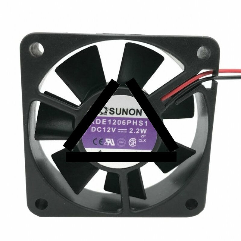 Sunon KDE1206PHS1 DC 12V 2.2W 2 Wires Axial Cooling Fan