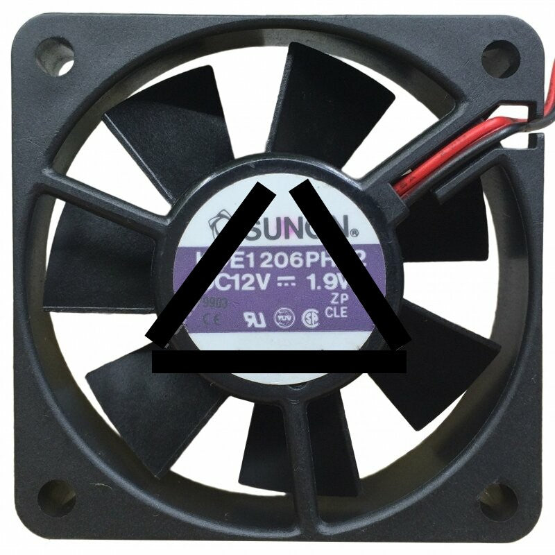 Sunon KDE1206PHS2 DC 12V 1.9W 2 Wires 6015 Axial Cooling Fan