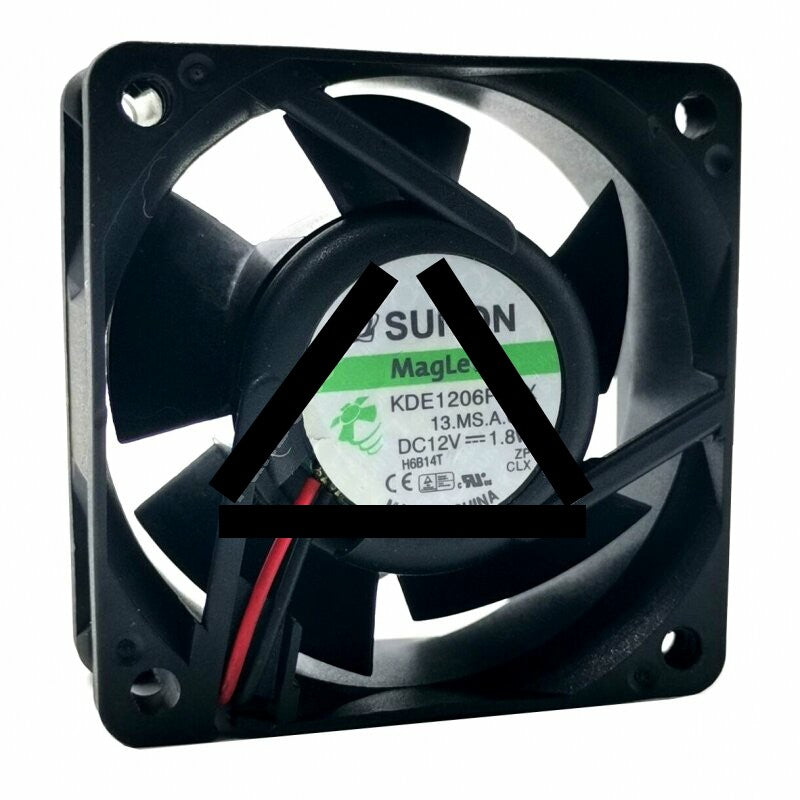 Sunon KDE1206PTVX DC 12V 1.8W 2 Wires / 3 Wires Axial Cooling Fan