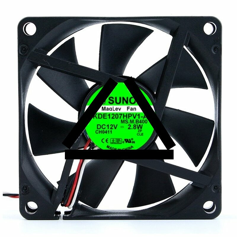 Sunon KDE1207PHV1-A DC 12V 2.8W 2 Wires / 3 Wires / 4 Wires Axial Cooling Fan