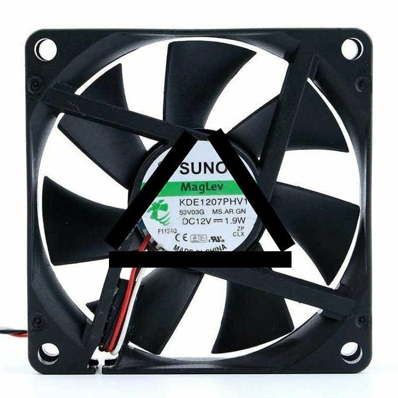 Sunon KDE1207PHV1 MS.AR.GN DC 12V 1.9W 3 Wires Axial Cooling Fan