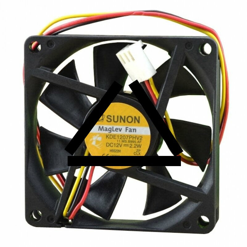 Sunon KDE1207PHV2 11.MS.B995.AF DC 12V 2.2W 2 Wires / 3 Wires Axial Cooling Fan