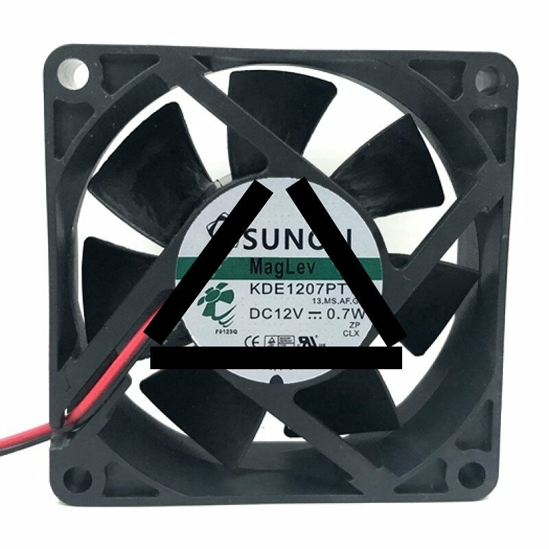 Sunon KDE1207PTV3 DC 12V 0.7W 2 Wires / 3 Wires / 4 Wires Axial Cooling Fan