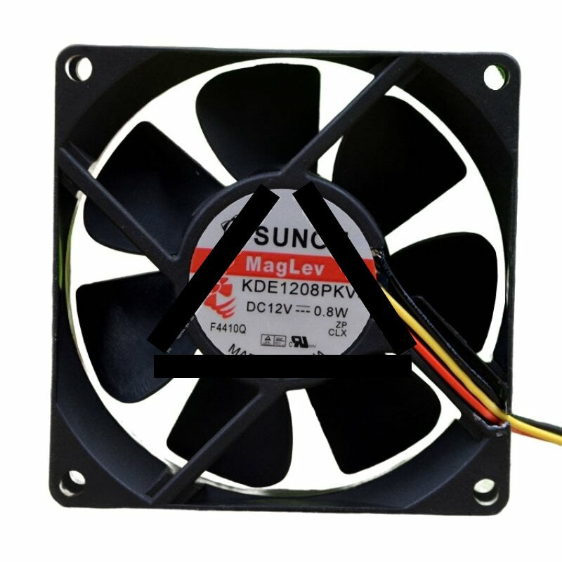 Sunon KDE1208PKV3 DC 12V 0.8W 2 Wires / 3 Wires Axial Cooling Fan