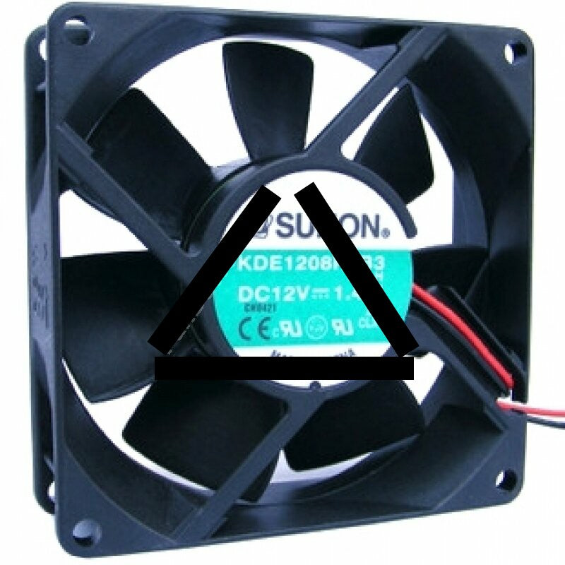 SUNON KDE1208PTB3 DC 12V 1.4W 2 Wires Axial Cooling Fan