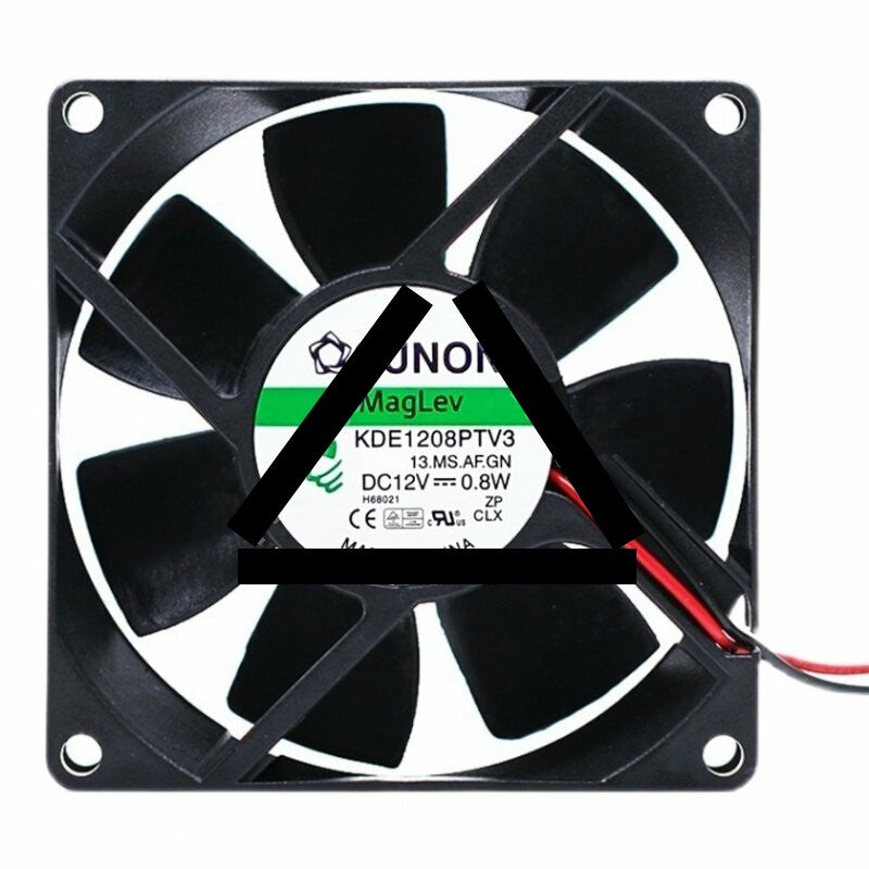 SUNON KDE1208PTV3 DC 12V 0.8W 2 Wires / 3 Wires Axial Cooling Fan