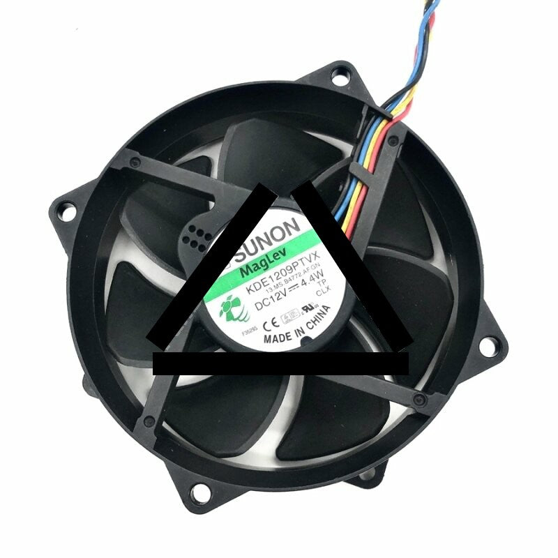 Sunon KDE1209PTVX DC 12V 4.4W 2 Wires / 3 Wires / 4 Wires Axial Cooling Fan