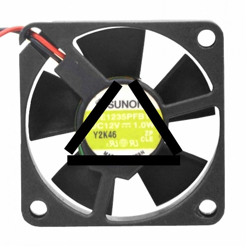 Sunon KDE1235PFB1-8 DC 12V 1W 2 Wires Axial Cooling Fan