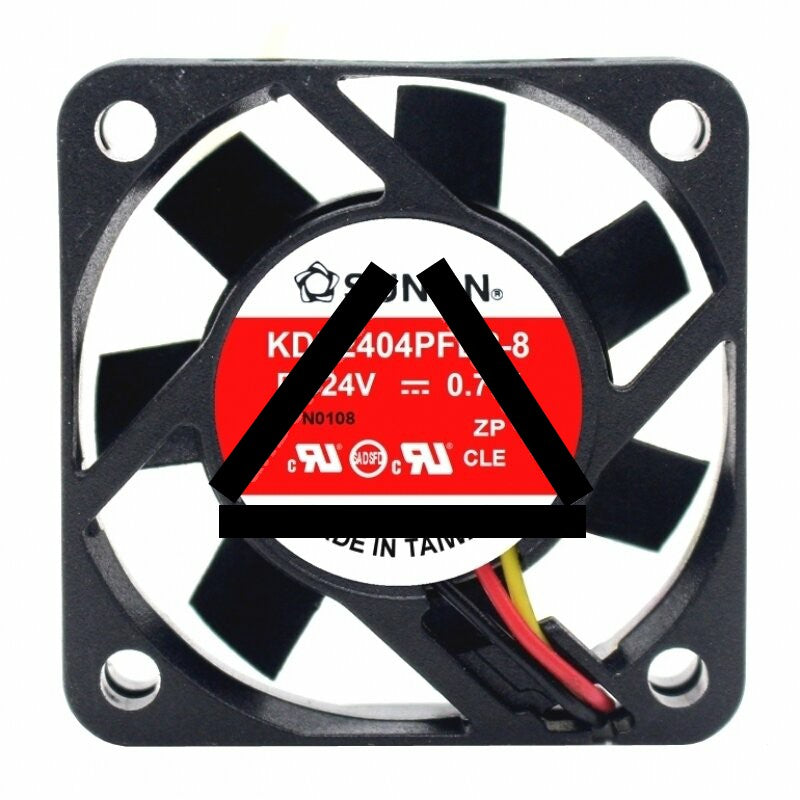 Sunon KDE2404PFB2-8 DC 24V 0.7W 2 Wires / 3 Wires Axial Cooling Fan