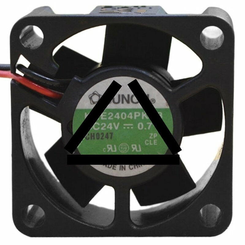 Sunon KDE2404PKS3 DC 24V 0.7W 2 Wires 4020 Axial Cooling Fan