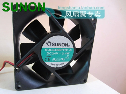SUNON KDE2408PTB1-6 DC 24V 3.4W server cooling fan 8cm 8025 80x80x25mm 80mm