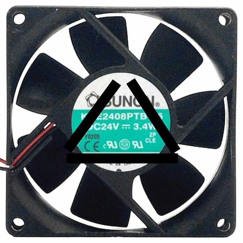 Sunon KDE2408PTB1-6 DC 24V 3.4W 2 / 3 Wires 8025 Axial Cooling Fan