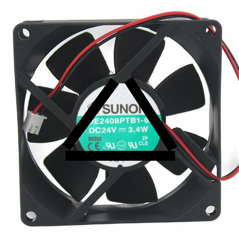 Sunon KDE2408PTB1-6A DC 24V 3.4W 8025 Axial Cooling Fan