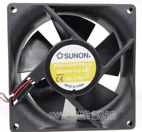 Original SUNON KDE2409PTB1-6 DC 24V 3.6W cooling fan