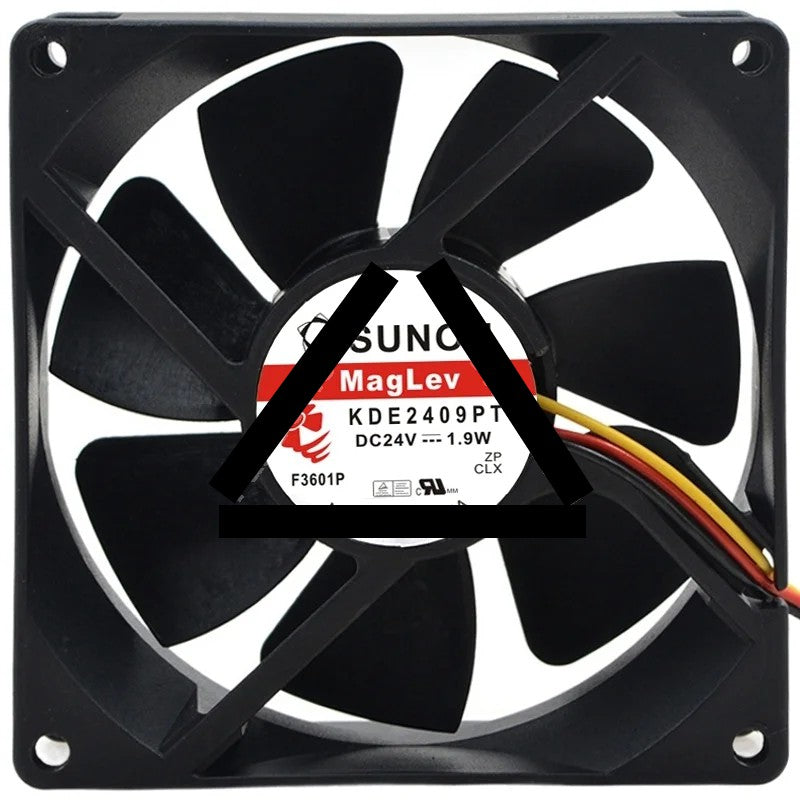 Sunon KDE2409PTV1 DC 24V 1.9W 2 / 3 Wires Axial Fan