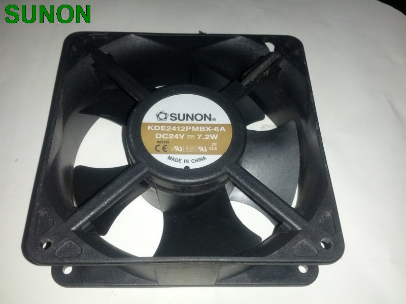 SUNON KDE2412PMBX-6A DC24V 7.2W Server Square Fan 2-wire 1x1x38mm