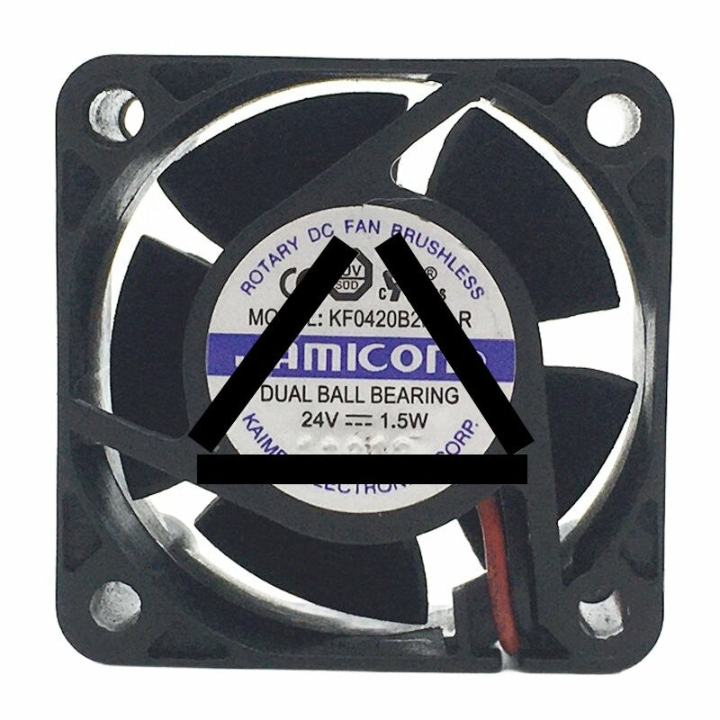Sunon KF0420B2MR-R DC 24V 1.5W 4020 Axial DUAL Ball Bearing Cooling Fan
