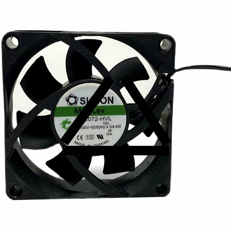 Sunon MA2072-HVL.GN AC 220-240V 4.3 / 4.4W 2 Wires Axial Cooling Fan
