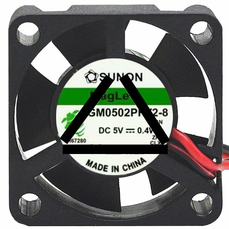 Sunon Maglev GM0502PFV2-8 DC 5V 0.4W 2 / 3 Wires 2510 Axial Fan