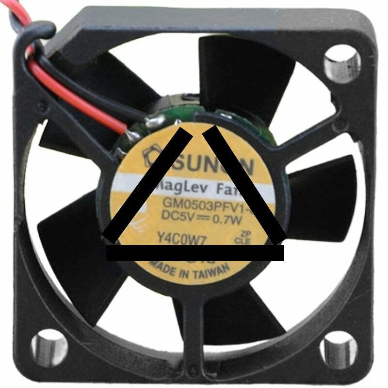 Sunon Maglev GM0503PFV1-8 DC 5V 0.7W 2 Wires Axial Cooling Fan