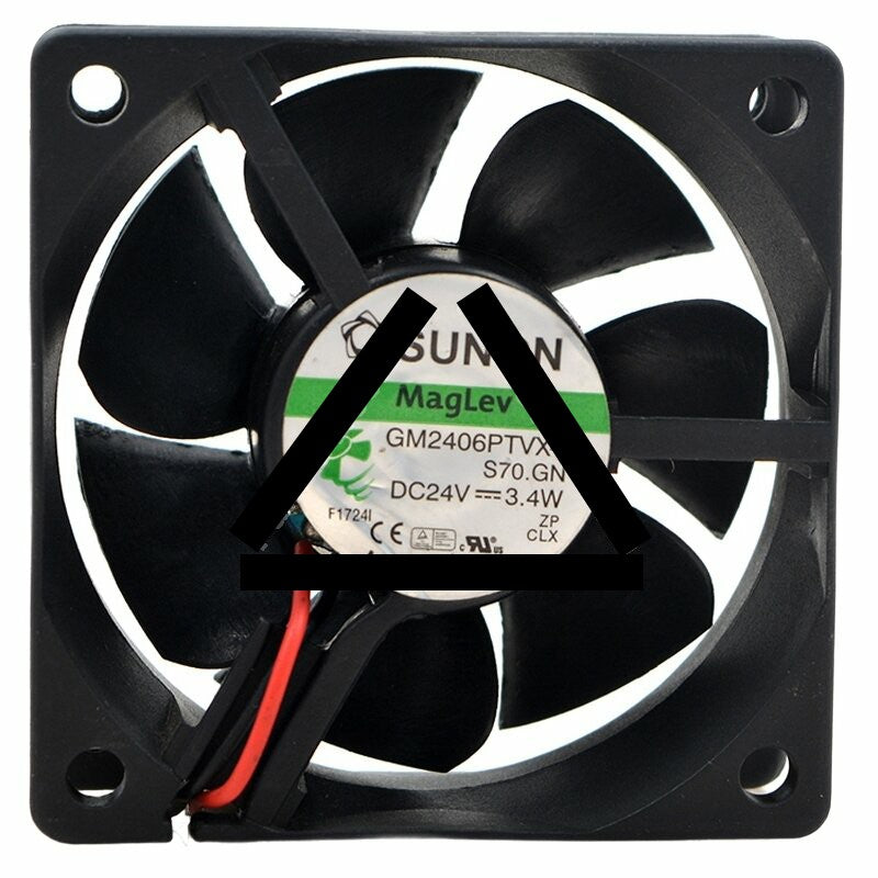 Sunon Maglev GM2406PTVX-A DC 24V 3.4W 6025 Axial Cooling Fan
