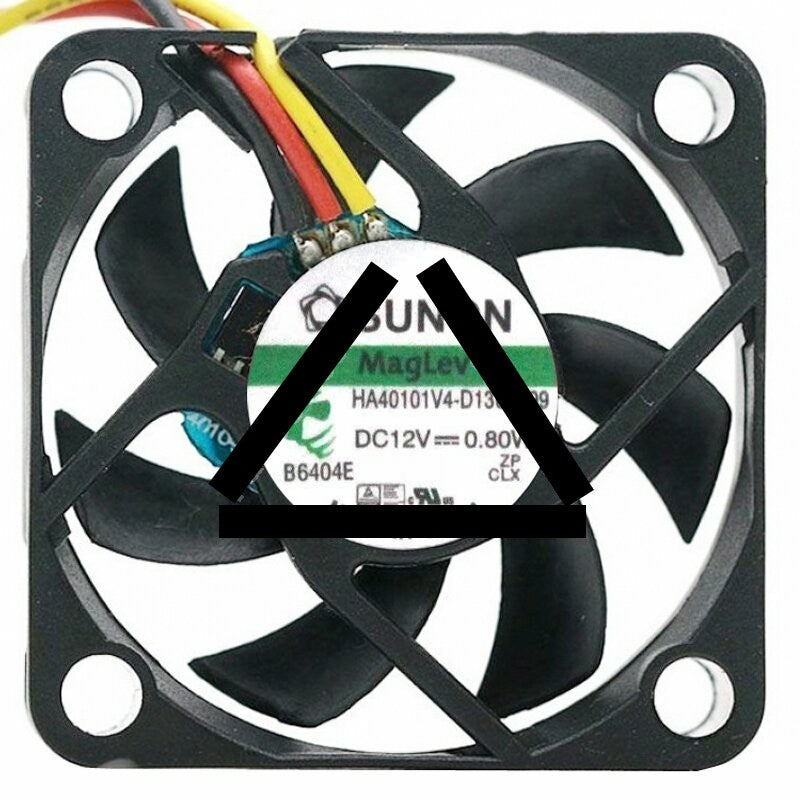 Sunon Maglev HA40101V4-D13U-C99 DC 12V 0.80W 3 Wires Axial Cooling Fan