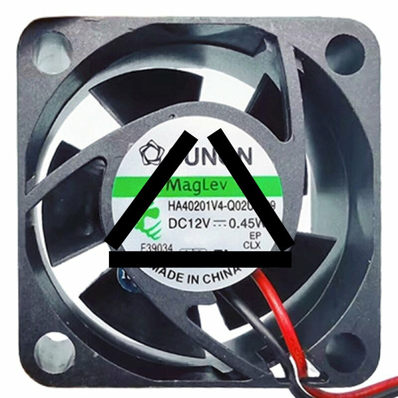 Sunon Maglev HA40201V4-Q02U-A99 DC 12V 0.45W 2 Wires Axial Cooling Fan