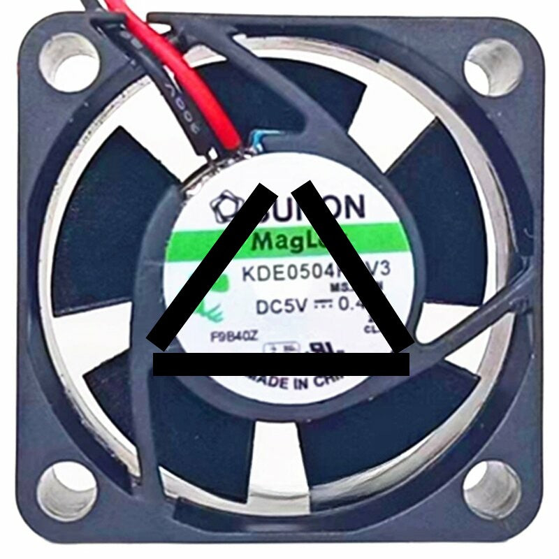 Sunon Maglev KDE0504PKV3 DC 5V 0.4W 2 Wires Axial Cooling Fan