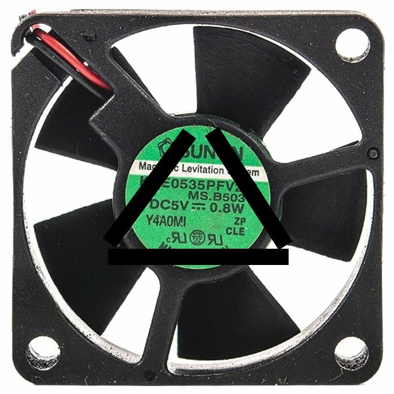 Sunon Maglev KDE0535PFV2-8 DC 5V 0.8W 2 Wires 3510 Axial Cooling Fan