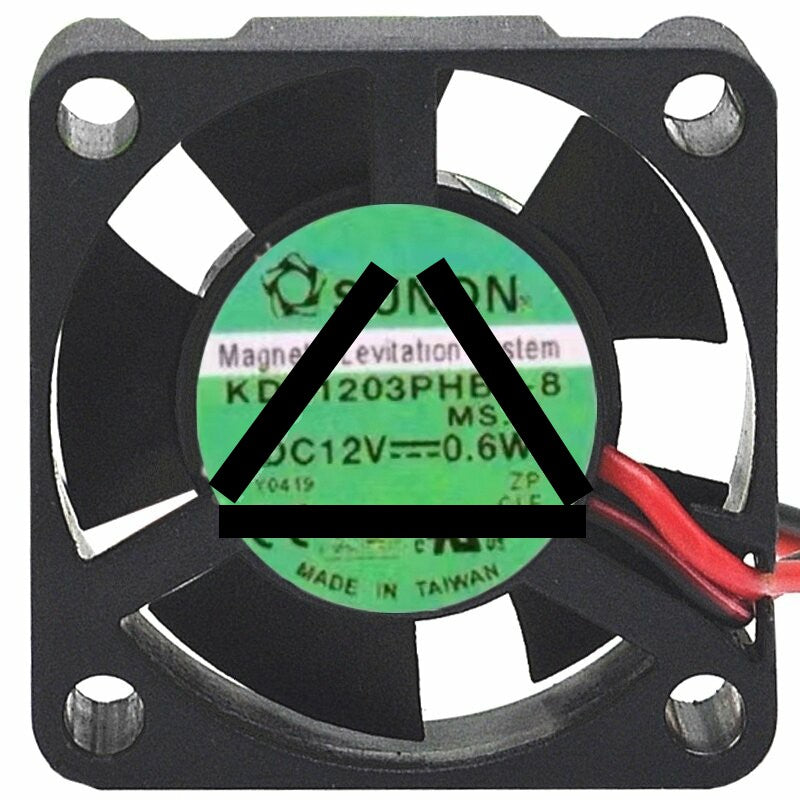 Sunon Maglev KDE1203PHB1-8 DC 12V 0.6W 2 Wires 3010 Axial Cooling Fan