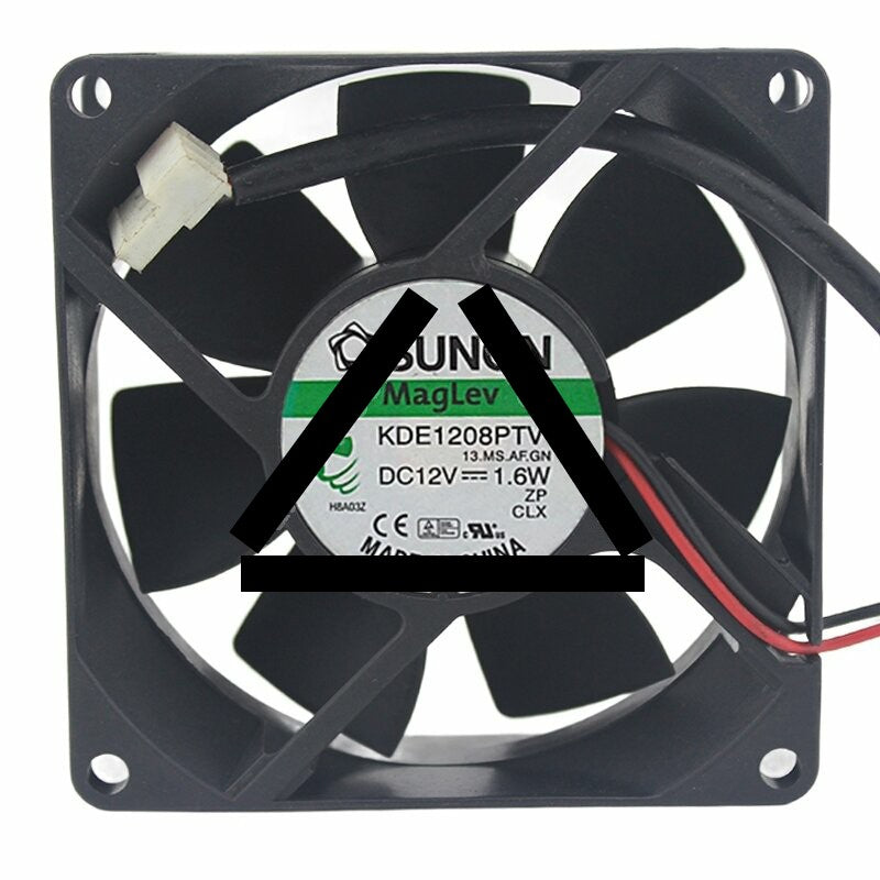 Sunon Maglev KDE1208PTV1 DC 12V 1.6W 8025 Axial Cooling Fan