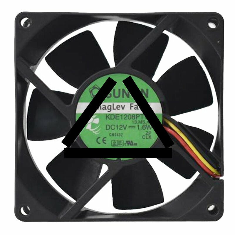 Sunon Maglev KDE1208PTV2 13.MS.AF DC 12V 1.6W 8025 Axial Cooling Fan