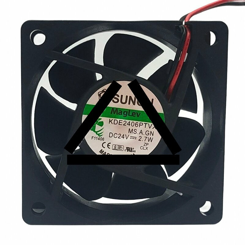 Sunon Maglev KDE2406PTVX MS.A.GN DC 24V 2.7W 6025 Axial Cooling Fan