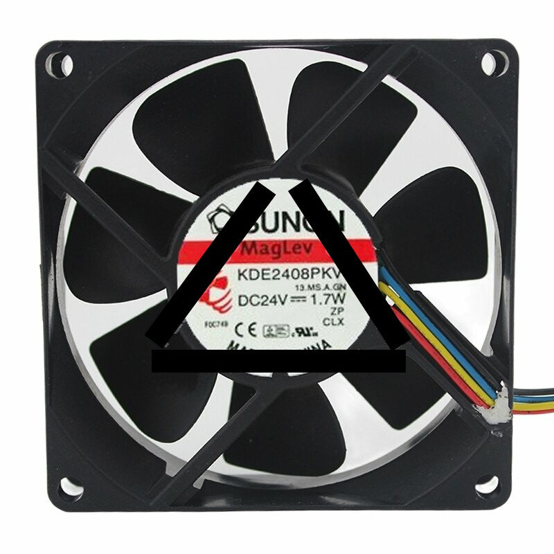 Sunon Maglev KDE2408PKV1 DC 24V 1.7W 8020 Axial Cooling Fan