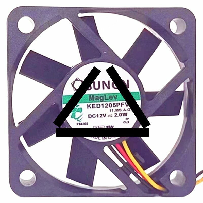 Sunon Maglev KED1205PFVX DC 12V 2.0W 2 Wires / 3 Wires Axial Cooling Fan