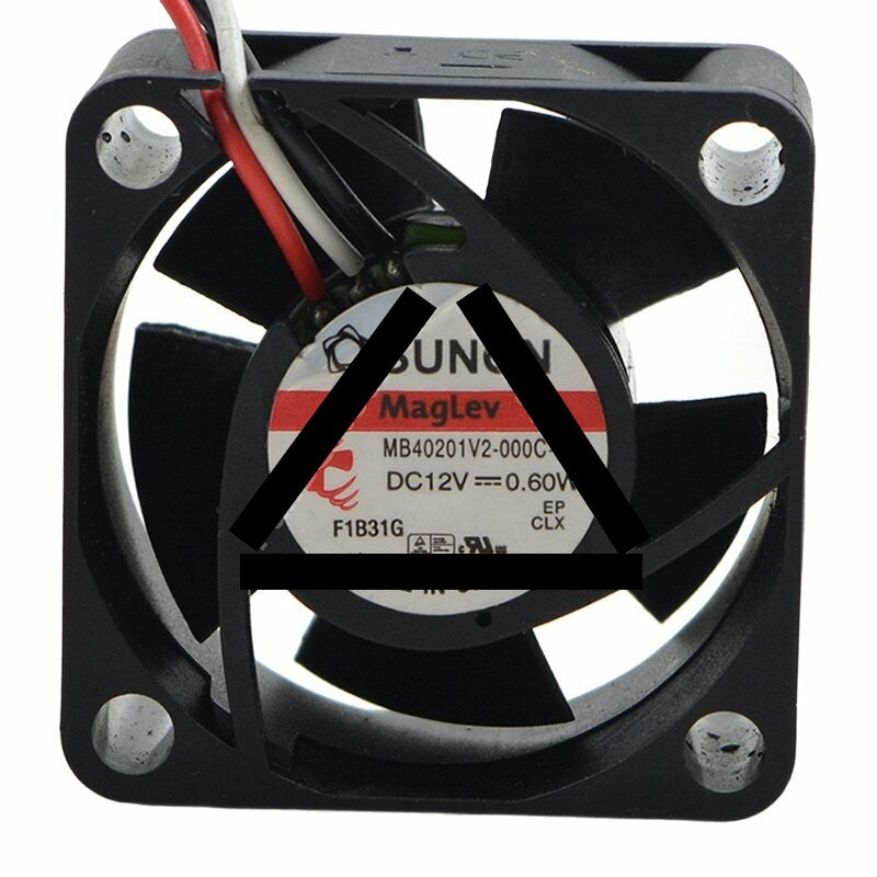 Sunon Maglev MB40201V2-000C-F99 DC 12V 0.60W 4020 Axial Cooling Fan